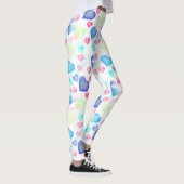 Leggings Coeurs aquarelle (Droite)