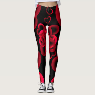 Leggings Coeurs beaucoup Motif