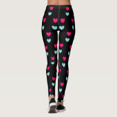 Leggings Coeurs beaux (Dos)