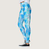 Leggings Coeurs bleus (Gauche)