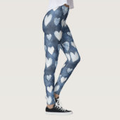 Leggings Cœurs bleus (Droite)
