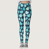 Leggings Coeurs Bleus Bébé (Devant)