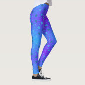 Leggings Coeurs bleus éparpillés dans bague en diamant tour (Droite)