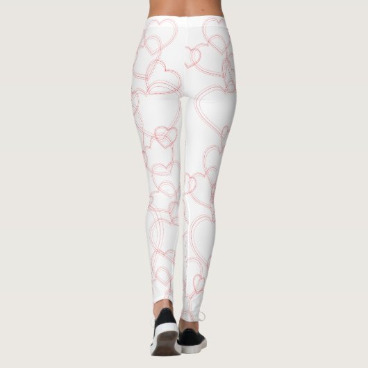 Leggings Coeurs bloqués (Dos)