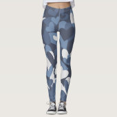 Leggings Coeurs Camo Bleus Motifs | Légendes (Devant)