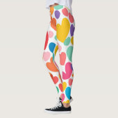 Leggings Coeurs colorés (Gauche)