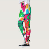 Leggings Coeurs colorés (Gauche)