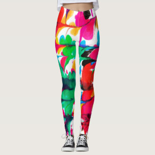 Leggings Coeurs colorés