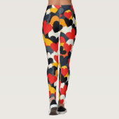 Leggings Coeurs colorés (Dos)