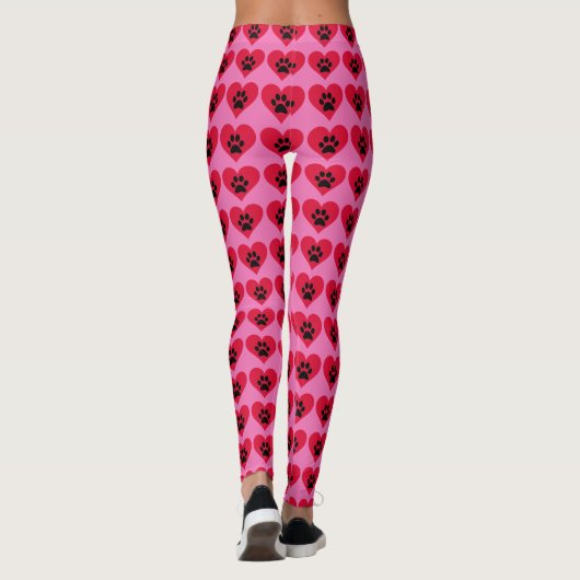 Leggings "Coeurs crus" (Dos)
