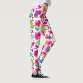 Leggings Coeurs d'amour mignons (Droite)