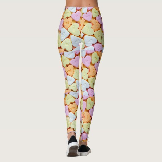 Leggings Coeurs de bonbons (Dos)