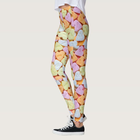 Leggings Coeurs de bonbons (Gauche)