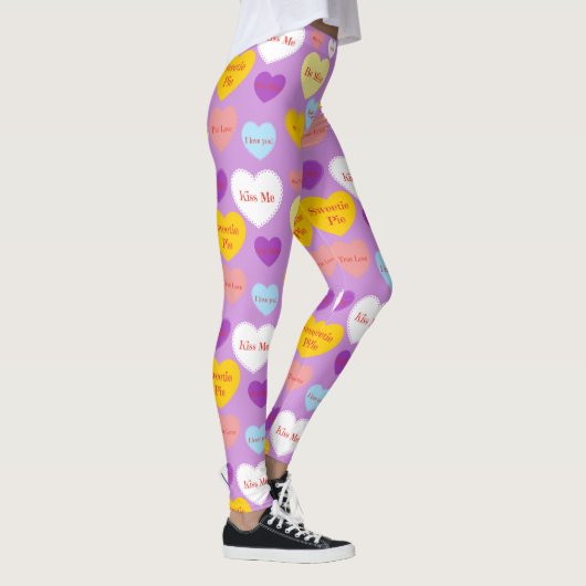 Leggings Coeurs de bonbons (Droite)