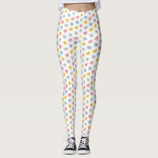 Leggings Coeurs de bonbons (Devant)