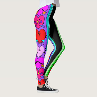 Leggings Coeurs de fantaisie