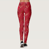 Leggings Cœurs de la Saint-Valentin (Dos)