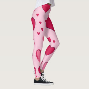 Leggings Coeurs de la Saint Valentin 01