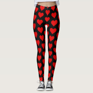 Leggings Coeurs de la Saint-Valentin Pantalon aux jambes no