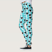 Leggings Coeurs de Noir (Gauche)