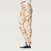 Leggings Cœurs de plage de sable crème (Gauche)