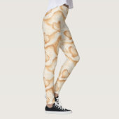 Leggings Cœurs de plage de sable crème (Droite)