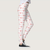 Leggings Coeurs de rose simple et moderne (Droite)