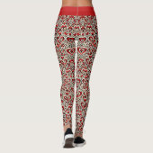 Leggings Cœurs Douceurs Rouges (Dos)