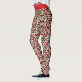 Leggings Cœurs Douceurs Rouges (Gauche)