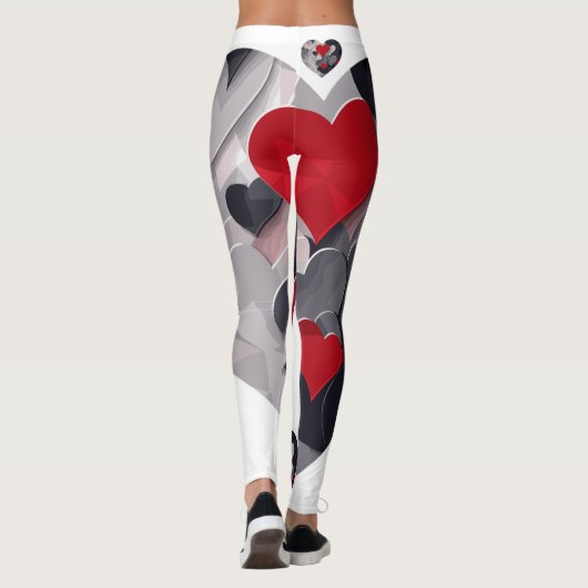 Leggings Coeurs enchantés (Dos)
