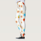 Leggings Coeurs Et Fleurs (Gauche)