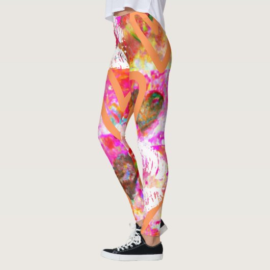 Leggings Coeurs et lèvres (Gauche)