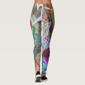 Leggings Coeurs et Paisley (Dos)