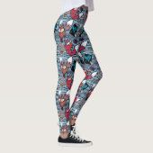 Leggings Coeurs et renards modelés (Droite)