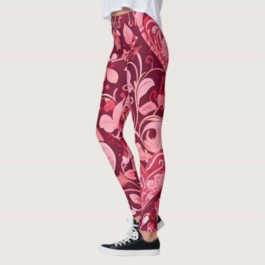 Leggings Coeurs Et Vignes | (Gauche)