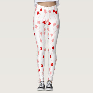 LEGGINGS COEURS FLEURIES LEGINGS