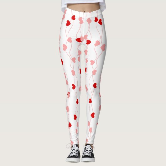 LEGGINGS COEURS FLEURIES LEGINGS (Devant)