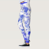 Leggings Coeurs flottants bleus (Gauche)