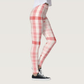 Leggings Cœurs Gingham • Classique Douce Saint-Valentin San (Droite)