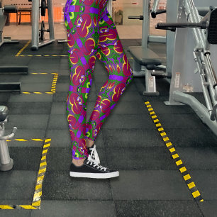 Leggings Cœurs kaléidoscope - Hearts painting kaleidoscope