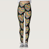 Leggings Coeurs Mandala (Devant)