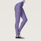 Leggings Coeurs minuscules polka sur violet violet Ultra vi (Droite)
