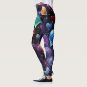 Leggings Coeurs multicolores (Gauche)
