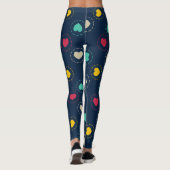Leggings Coeurs multicolores (Dos)