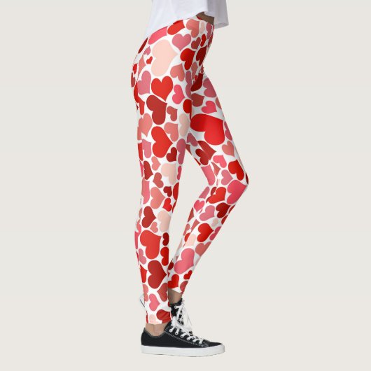 Leggings Coeurs multicolores Motif-20367 (Droite)