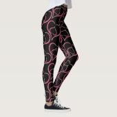 Leggings Coeurs pourpres (Droite)