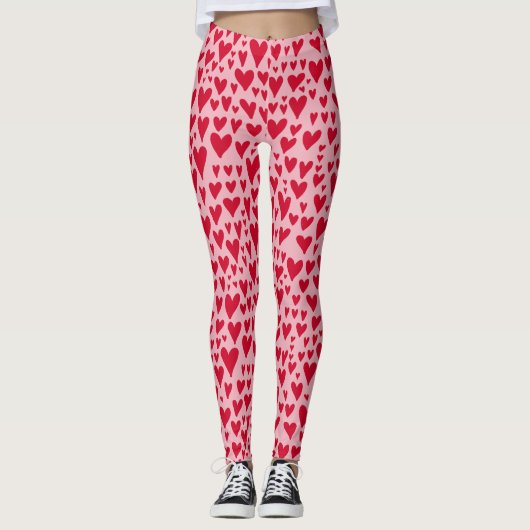 Leggings Coeurs principaux (Devant)