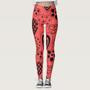 Leggings Coeurs répétitifs