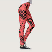 Leggings Coeurs répétitifs (Droite)