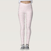 Leggings Cœurs roses (Devant)